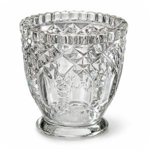 Richland Royal Textured Glass Votive Holder Grande Clear Set of 6