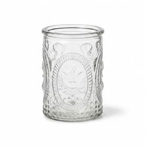 Richland Candle Holder and Vase Textured Glass Tall