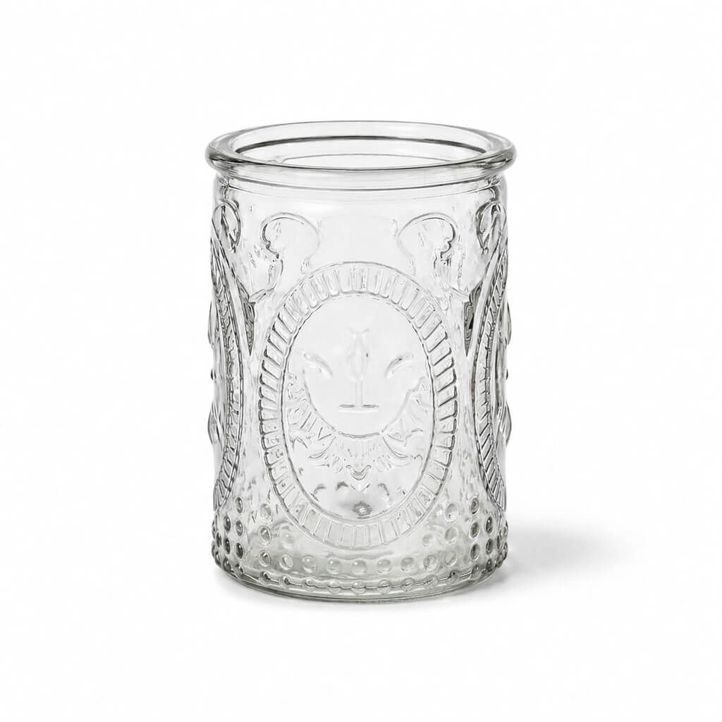 Richland Candle Holder and Vase Textured Glass Tall