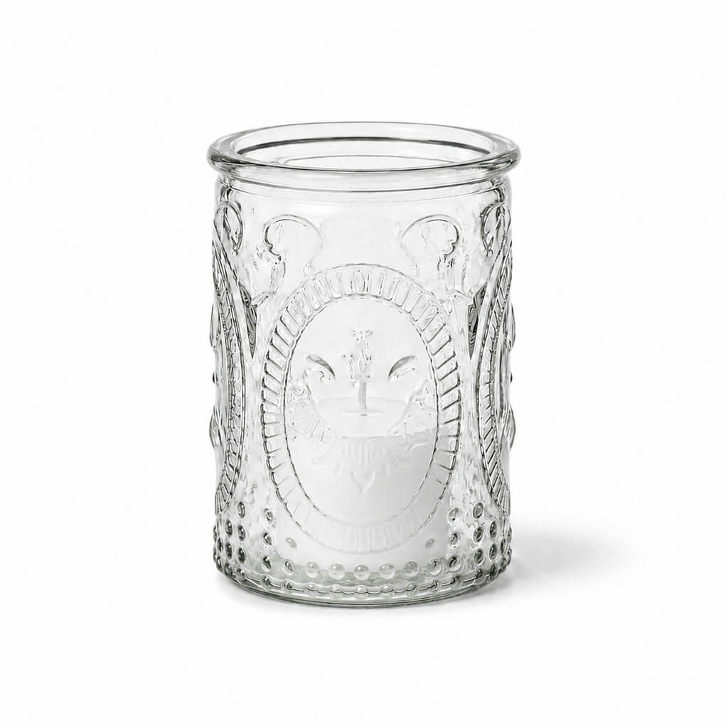 Richland Candle Holder and Vase Textured Glass Tall
