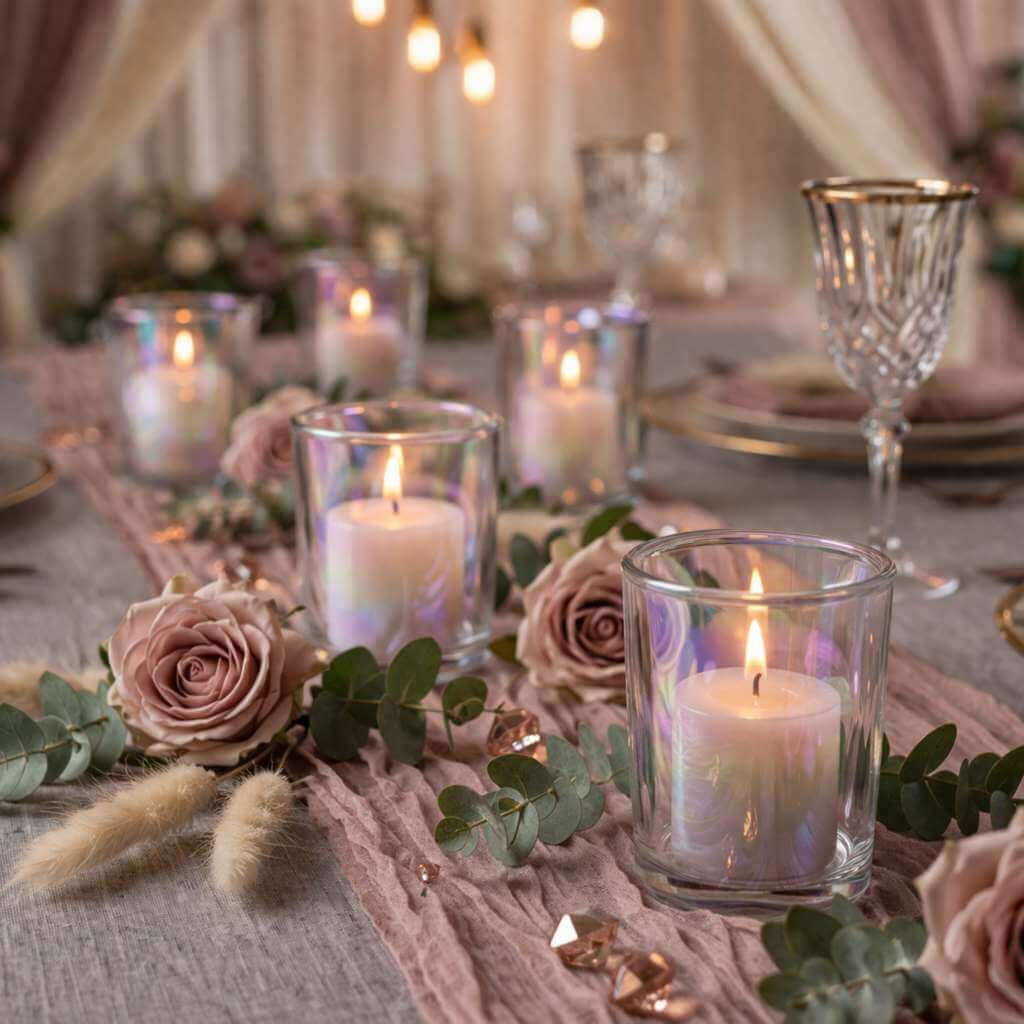 Richland Iridescent Votive Candle Holder Set of 72