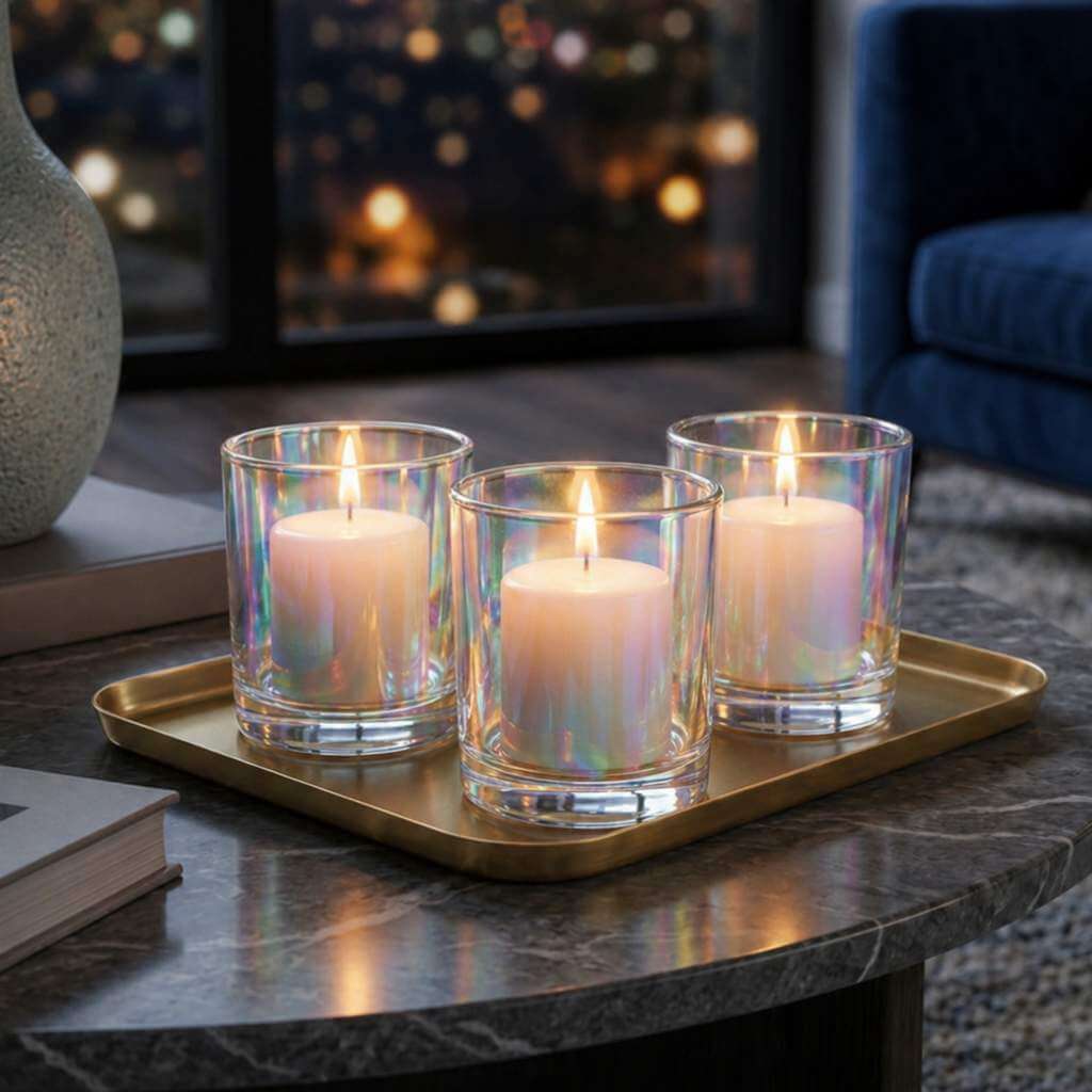 Richland Iridescent Votive Candle Holder Set of 72
