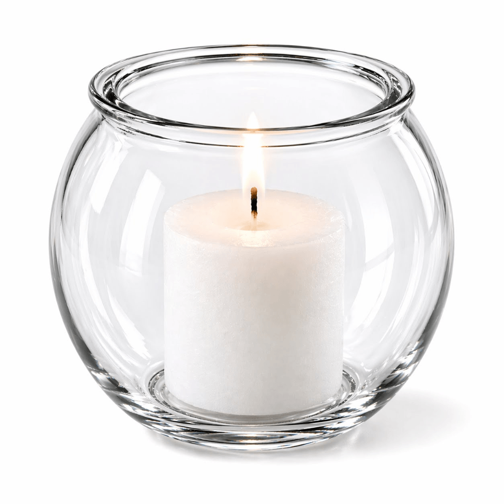 Richland Bubble Ball Vase with Rim 3" Set of 48