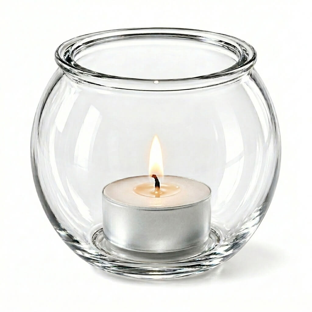 Richland Bubble Ball Vase with Rim 3" Set of 48