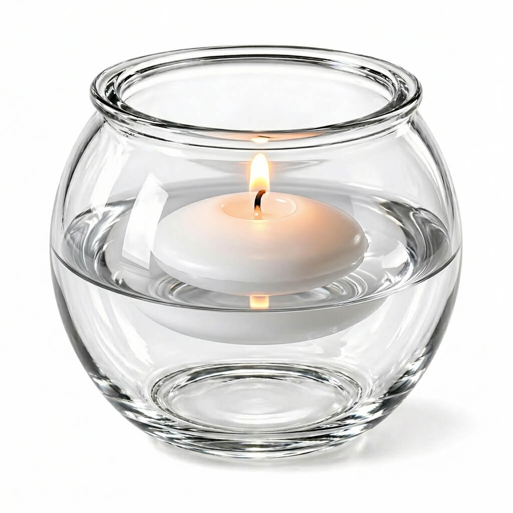 Richland Bubble Ball Vase with Rim 3" Set of 48