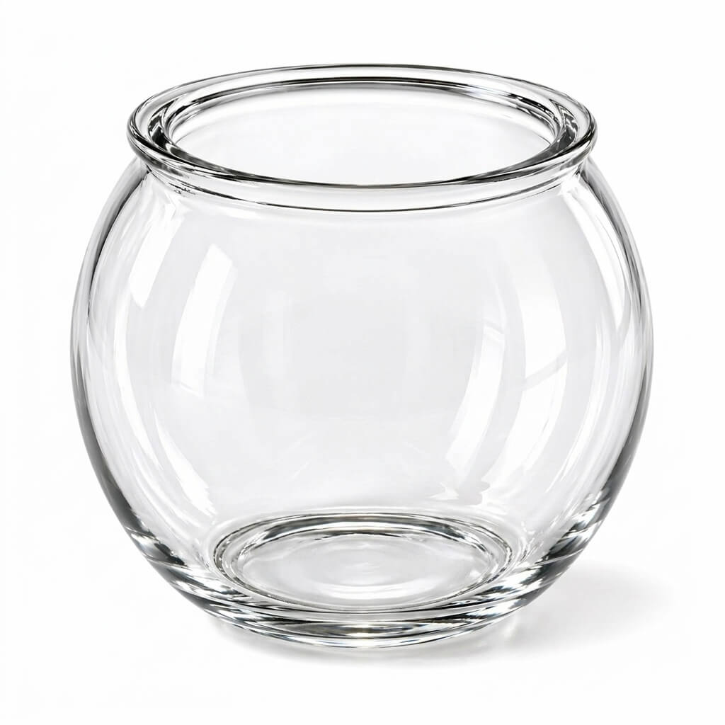 Richland Bubble Ball Vase with Rim 3" Set of 48