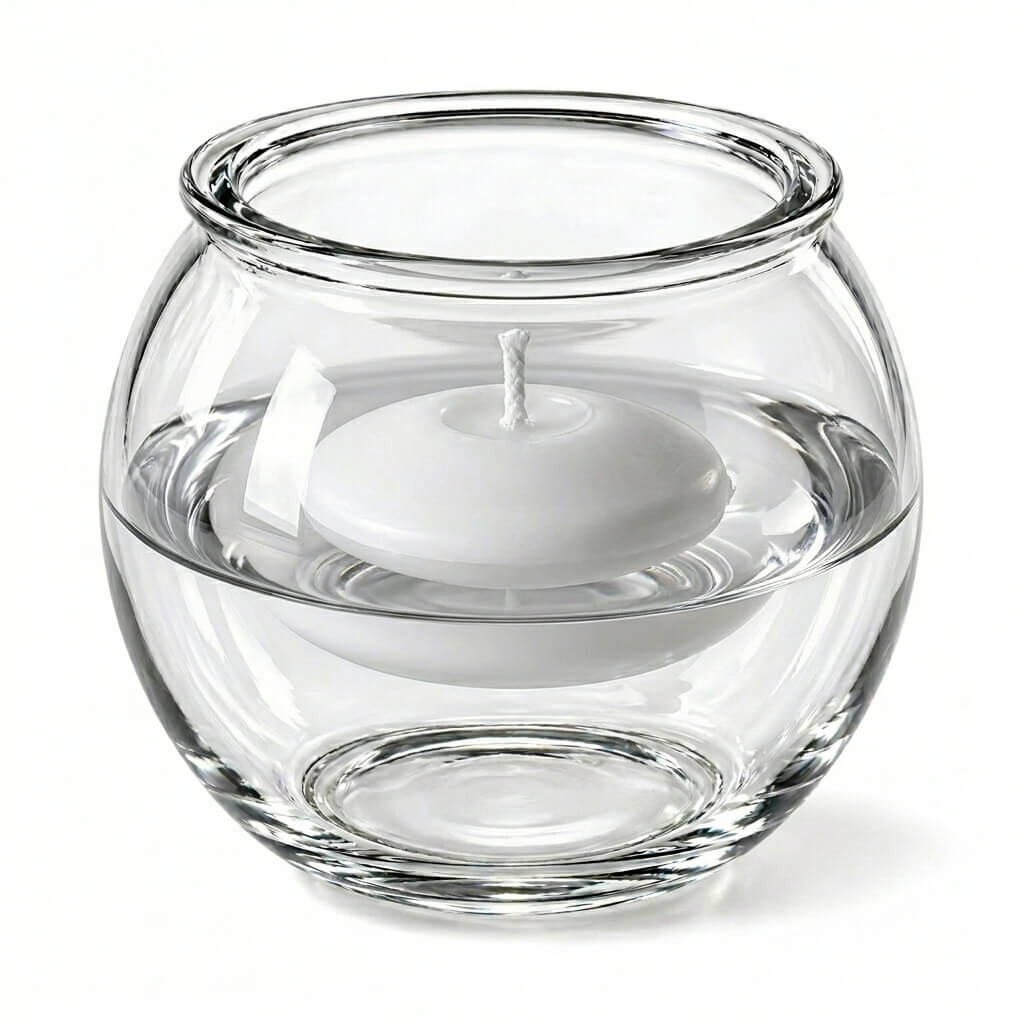 Richland Bubble Ball Vase with Rim 3" Set of 48