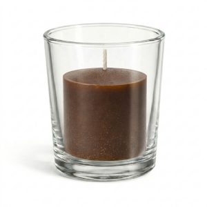 Richland Votive Candles & Eastland Clear Votive Holders Set of 144 - Brown - Unscented